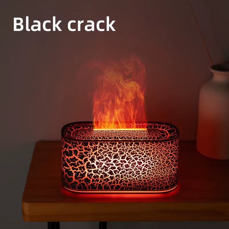 Colorful Flames Air Humidifier Essential Oils Humidifiers Flame Aroma Humidifier Fragrance Diffuser Home Aromatherapy Diffuser