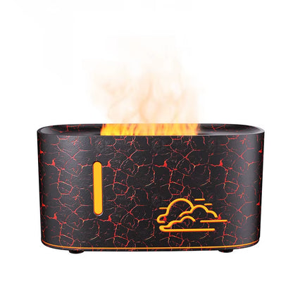 Colorful Flames Air Humidifier Essential Oils Humidifiers Flame Aroma Humidifier Fragrance Diffuser Home Aromatherapy Diffuser