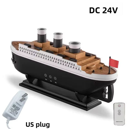 Titanic Ship Model 250ml Remote Control Humidifier