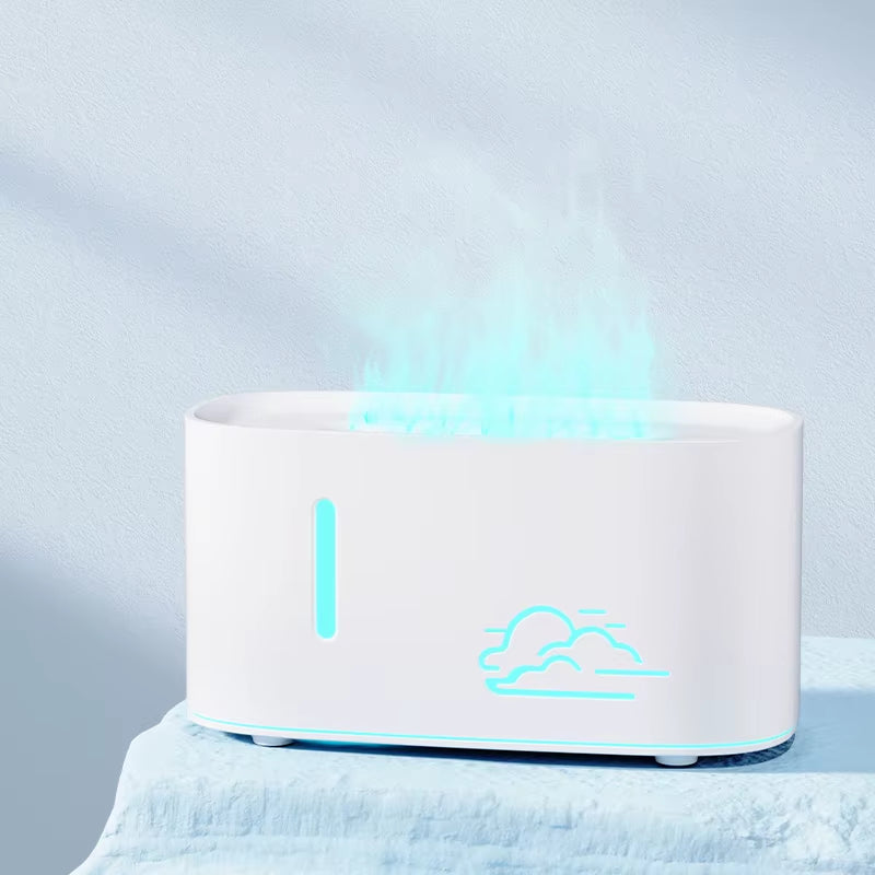 Colorful Flames Air Humidifier Essential Oils Humidifiers Flame Aroma Humidifier Fragrance Diffuser Home Aromatherapy Diffuser
