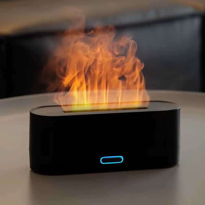 Colorful Flames Air Humidifier Essential Oils Humidifiers Flame Aroma Humidifier Fragrance Diffuser Home Aromatherapy Diffuser